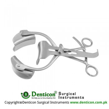 Collin Retractor Complete With 1 Pair of Lateral Blades Ref:- RT-835-38 Stainless Steel,